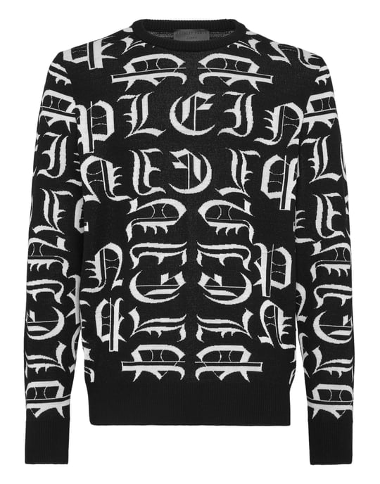 Pullover Round Neck Gothic Plein