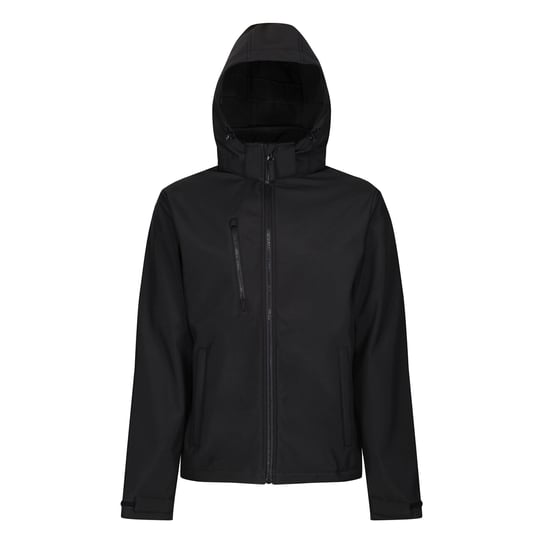 Regatta Mens Venturer 3 Layer Membrane Soft Shell Jacket (Black) - Image 1