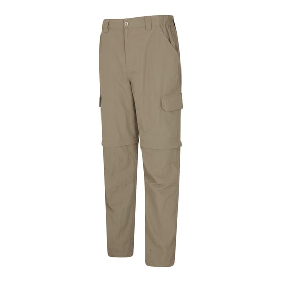 Mountain Warehouse Mens Trek Convertible Trousers (Beige) - Image 2