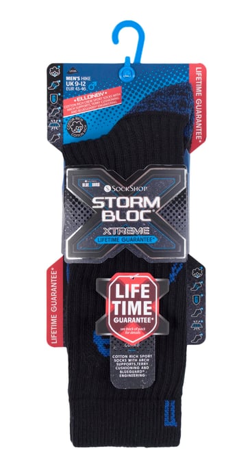Storm Bloc Mens Anti Abrasion Cotton Sports Terry Cushioned Socks - Image 2