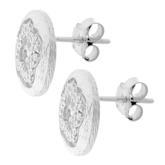 Orphelia Women's 925 Sterling Silver Stud Earrings - Silver ZO-5256
