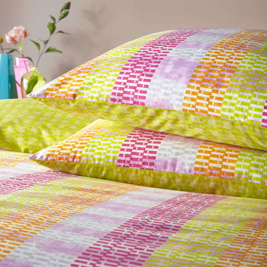 furn. Neola Striped Reversible Duvet Cover Set - Image 4