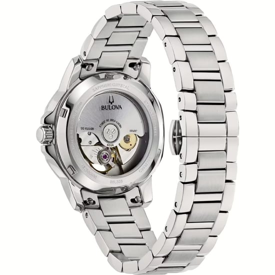 Bulova Marine Star Dames Zilveren Horloge 96L326 - Image 2