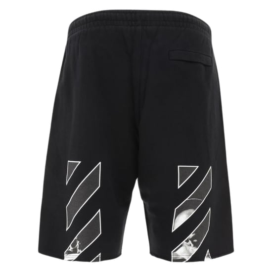 Off-White Caravaggio Diag Sweatshort Black