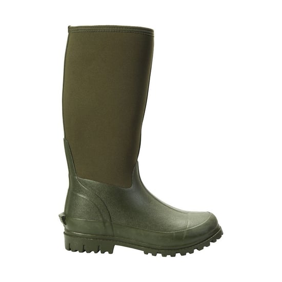 Mountain Warehouse Mens Mucker Neoprene Wellington Boots (Khaki Green)