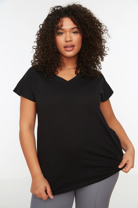 Cool Comfort Plus Size T-shirt i Svart - Image 2