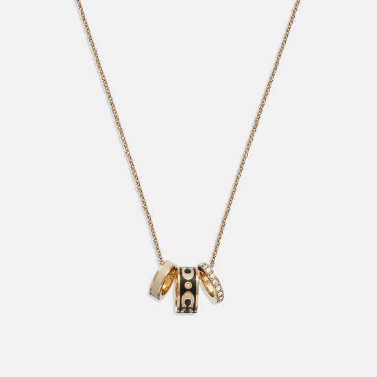 Kissing C Enamel Rondell Necklace - Image 1