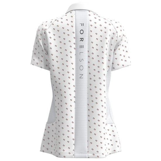 Forelson Dames/Dames Varah poloshirt met knoopjes en patroon (Wit) - Image 2