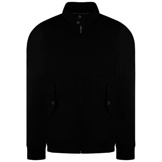 Ben Sherman Signature Mens Black Harrington Jacket - Image 1