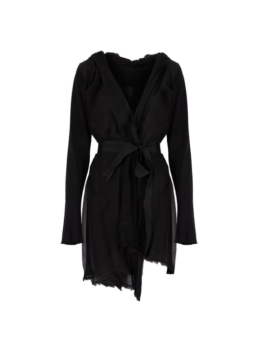 La Haine Inside Us Cardigan Asymmetric Woman's Black