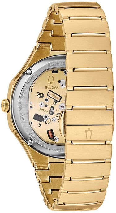 Bulova Curv Dames Horloge Goud 97P136 - Image 3