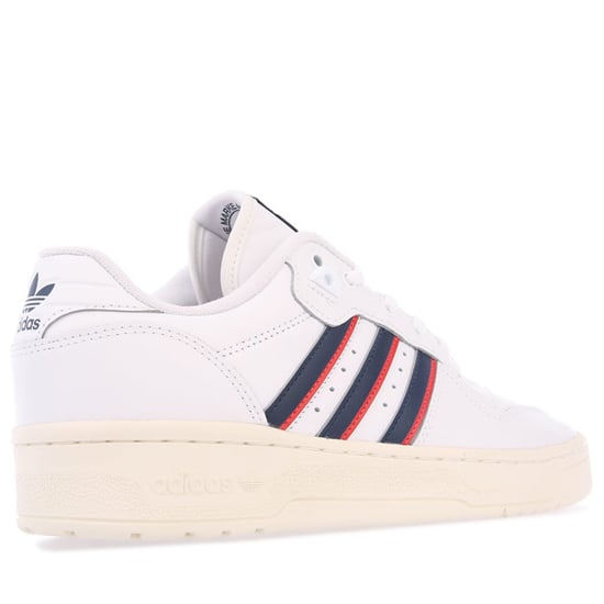 Men's adidas Originals Rivalry Low Trainers in White - Image 3