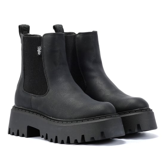 Buffalo Aspen Chelsea Laarzen Zwart Dames - Image 1