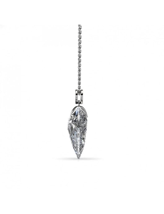 Glada hjärtan-hängen - Silver och kristall - Image 4