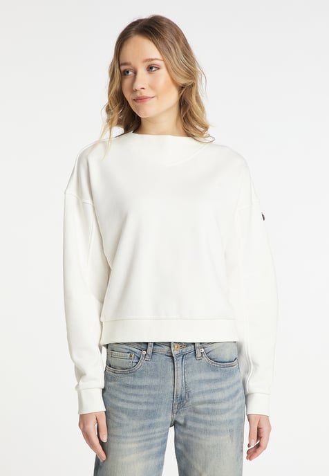 Dreimaster Sweatshirt Dames natuurlijk wit - Image 3