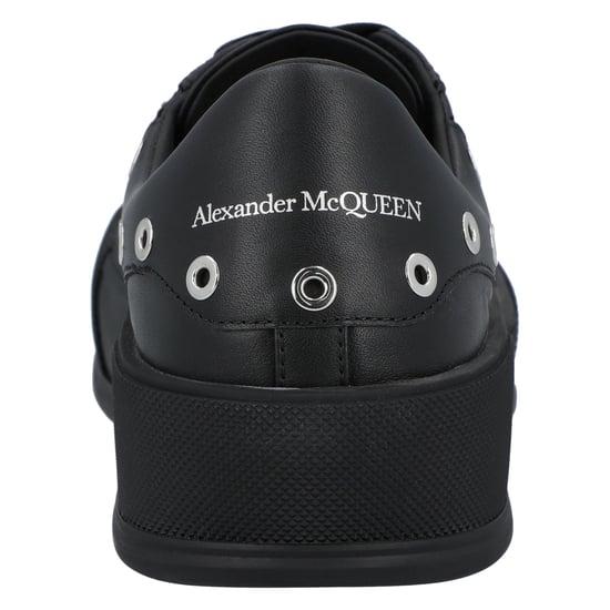 Alexander McQueen Men's Deck Plimsoll in Black/silver - Image 3