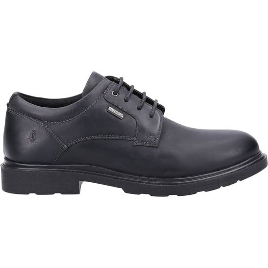 Hush Puppies Pearce Leather Men's Black Lace-Up Shoes - Image 4