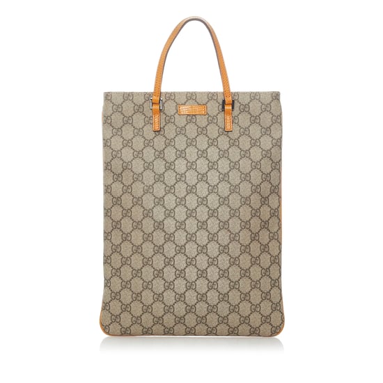 Vintage Gucci GG Supreme Tote Bag Brown - Image 1