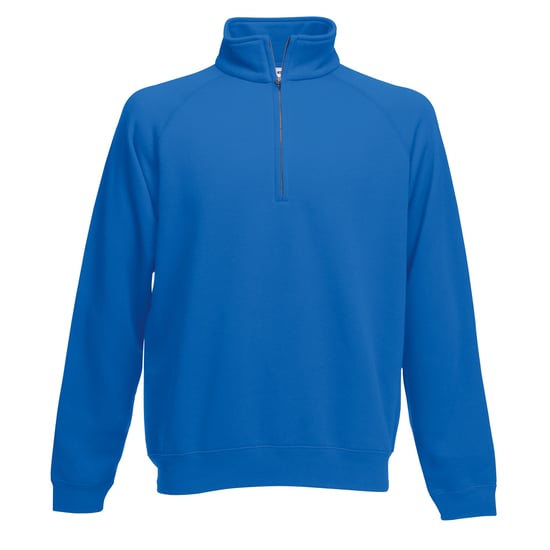Fruit Of The Loom Heren Premium 70/30 Ritssluiting Neck Sweatshirt (Royaal Blauw) - Image 1