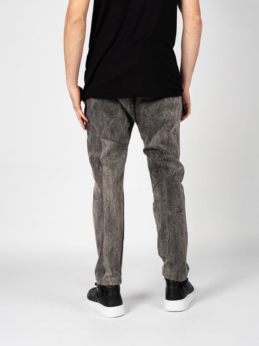 La Haine Inside Us Trousers LM048 Men's Grey - Image 5
