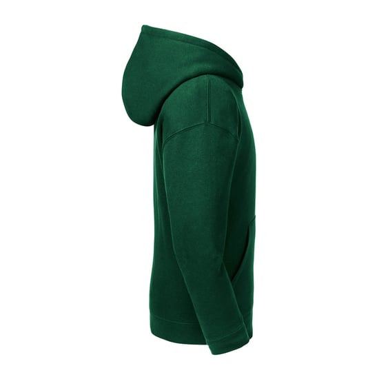 Russell Childrens/Kids Authentic Hooded Sweatshirt (Bottle Green) - Image 3