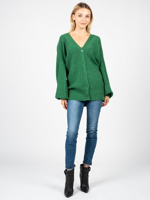 Silvian Heach Cardigan Aberdeen Woman's Green - Image 2
