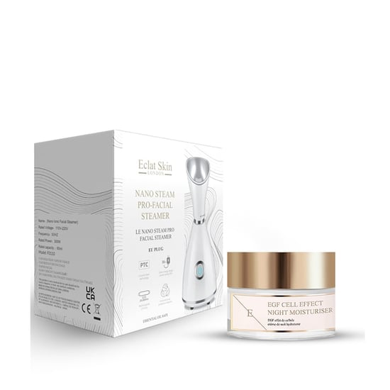 Facial Steamer + EGF Night Cream 50ml