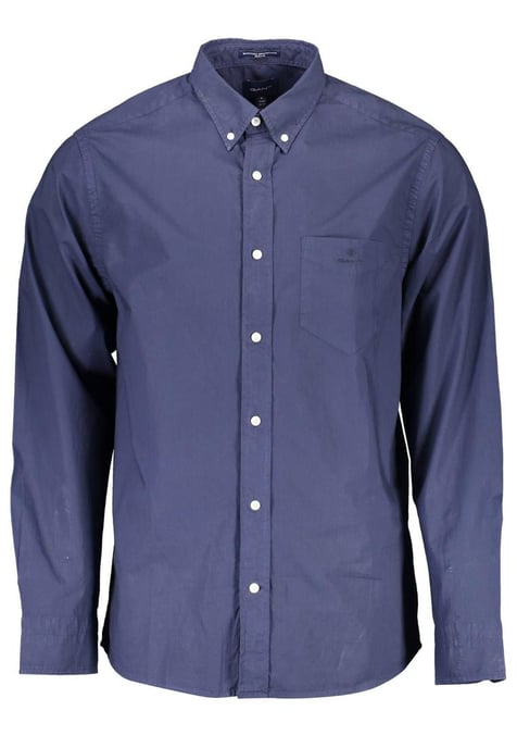 Gant Men's Blue Cotton Shirt - Image 1