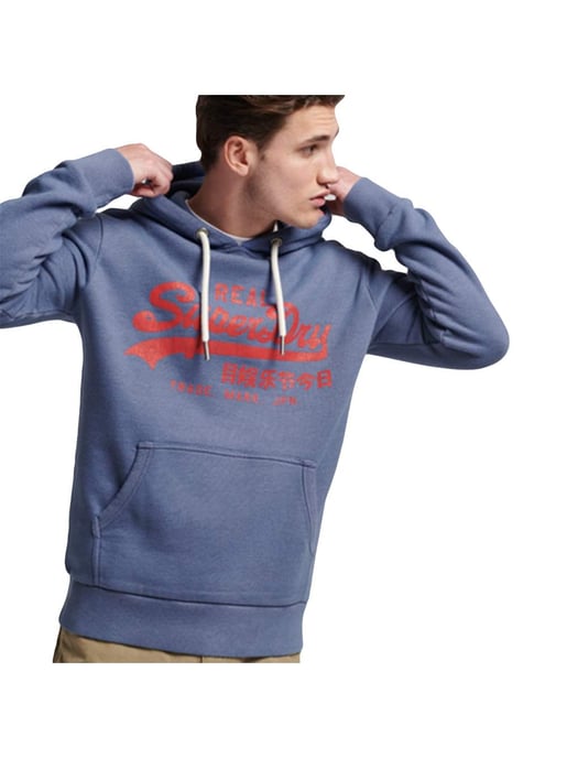 Superdry Herrtröja med heathered Vintage Logo - Image 2