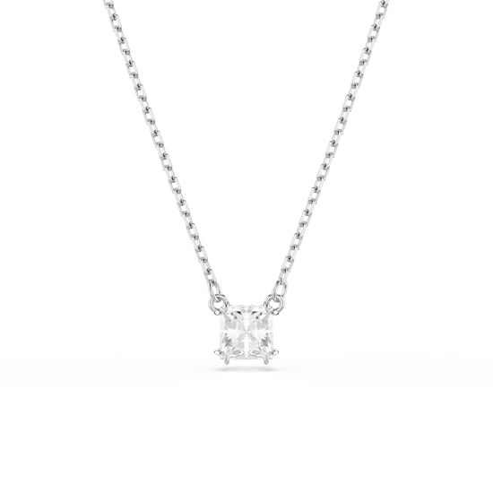 Swarovski 'Matrix' Vrouwen Basismetaal Ketting - Zilver 5701903 - Image 1