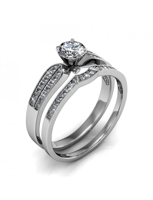 Kejsarinnans ring - silver och kristall - Image 3