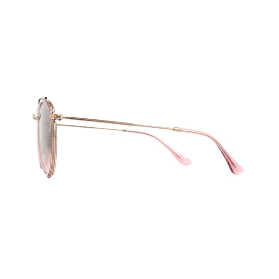 Ray-Ban Sunglasses Round Double Bridge 3647N 9069A5 Pink Pink Gradient Brown