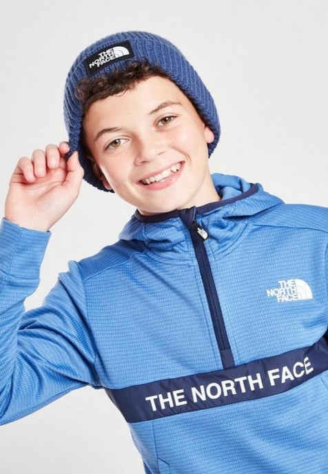 The North Face 1/4 Zip Amphere Hoodie Junior in FDR Blue - Image 3