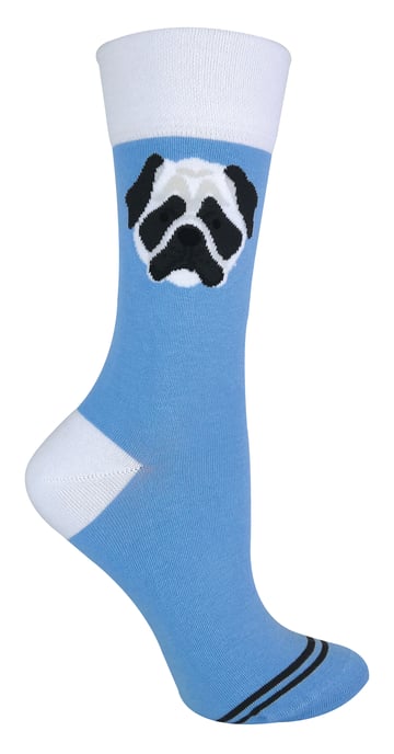 1 Par Unisex Katt Hund Strumpor med Beagle / Mops / Scotty Hund - Image 1