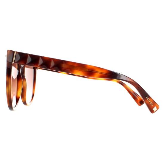 Valentino Round Womens Havana Violet to Brown Gradient  VA4083