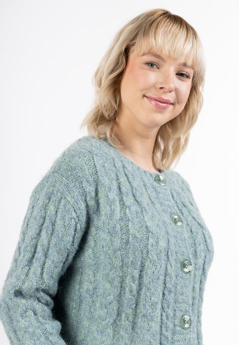 Mymo Vest Blonda Dames Blauwe muntmelange - Image 5