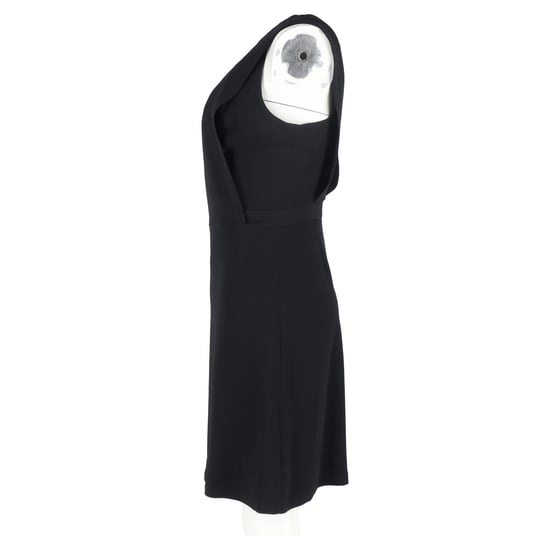 Theory Mini Dress in Black Wool - Image 5