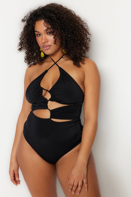Trendyol Dam Plus Size Baddräkt - Image 5