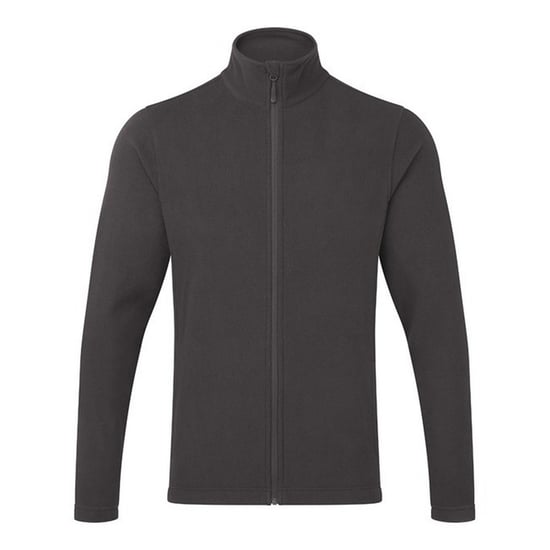 Premier Heren Recyclight Microfleece Full Zip Jas (Donkergrijs) - Image 1