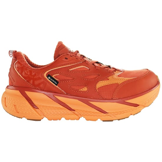Hoka Clifton L Gore-Tex Mens Orange Trainers - Image 1