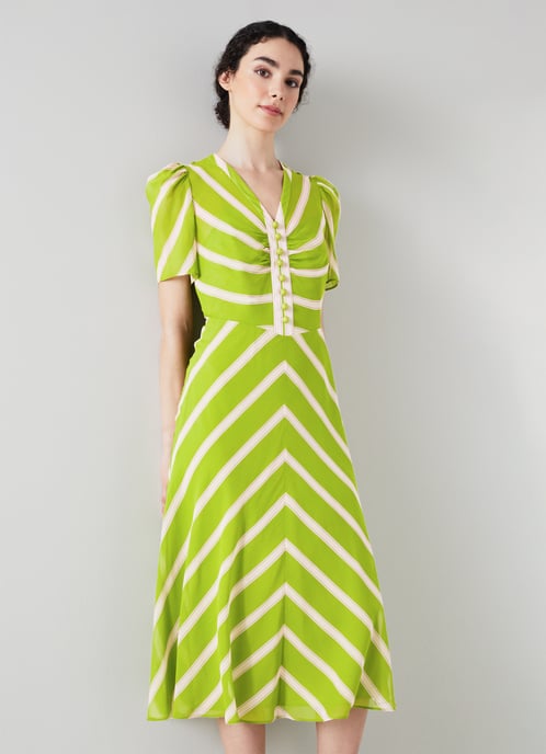 LK Bennett Holzer Dresses, Lime