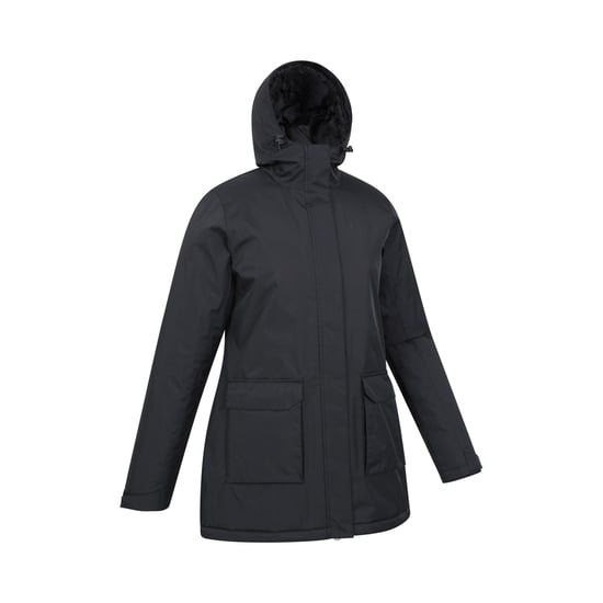 Mountain Warehouse Womens/Ladies Ranger Water Resistant Padded Parka (Black) - Image 4