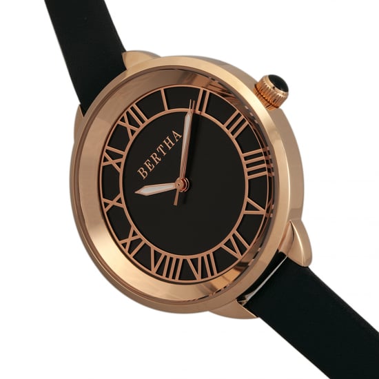 Bertha Madison Zonnewijzer Horloge met Leren Band - Image 3