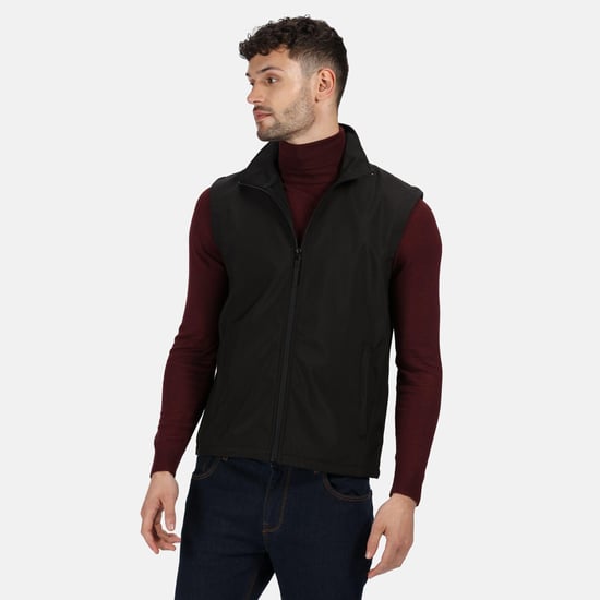 Regatta Professional Mens Classic Lightweight Softshell Bodywarmer (Black)
