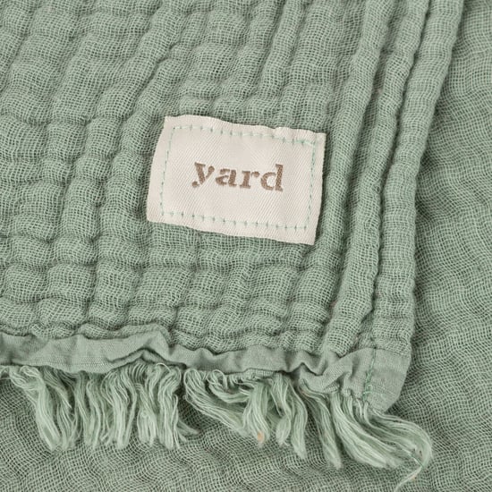 Yard Lark Crinkle Cotton Fringed Throw - Image 3