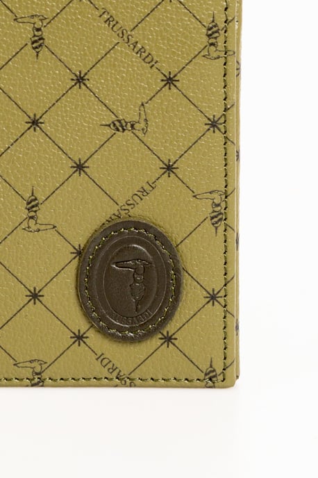Trussardi Heren Portemonnee Groen Leder - Image 2