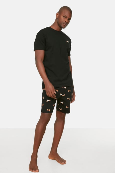 Trendyol Herrar Crew Neck Pyjamas Set - Image 2