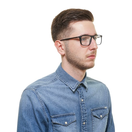 Porsche Design Square Black Mens Glasses Frames