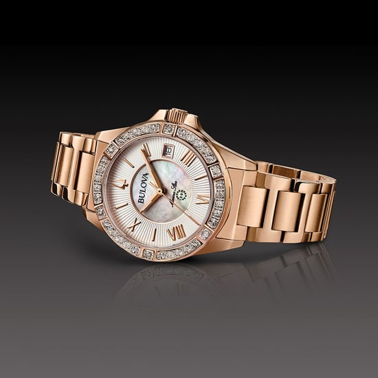 Bulova Marine Star Dames Horloge Roze Goud 98R295 - Image 5