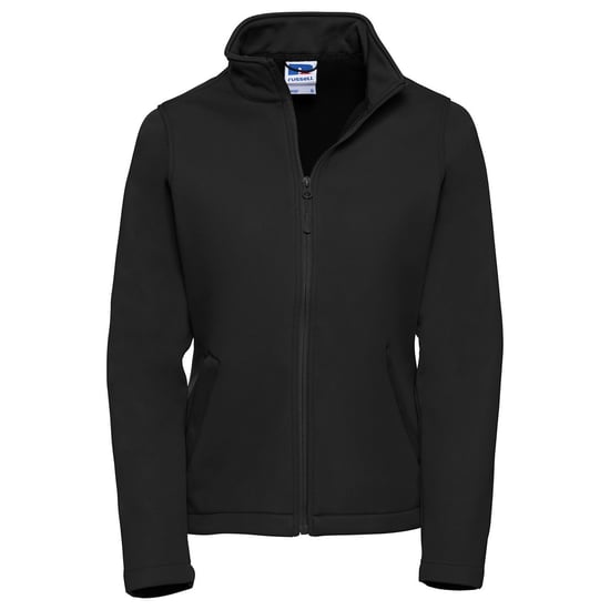 Russell Dames/Dames Slim Soft Shell Jasje (Zwart) - Image 1